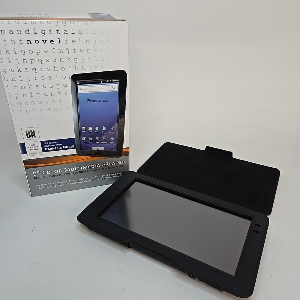 Pandigital Android 2 GB 9-In Multimedia Tablet and Color eReader (Black) R90L200
